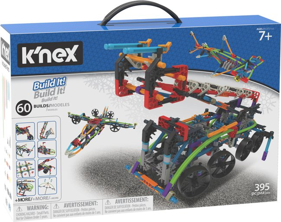 Zona de creación de K 'nex 16511 Modelo 50 Conjunto de construcción de juguetes de construcción de múltiples 